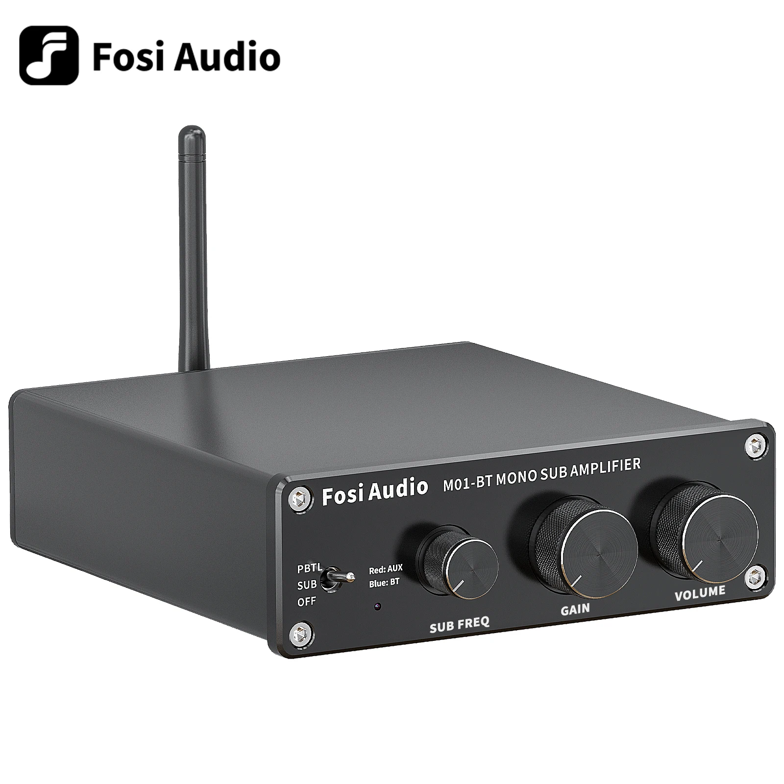 Amplificateur Subwoofer Fosi Audio TP-02 – 220W Classe D TDA7498E, Filtre Passe-Bas, Compact Et Puissant Pour Caisson Basses
