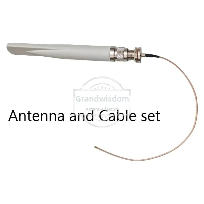GWS 2 Sets 2,4G/5,8GHz WLAN-Antenne 8dBi Verstärkung Dualband N-Stecker Verlängerungskabel N-Buchse auf PX1 wasserdicht für WLAN-Alarmrepeater – Detail 6