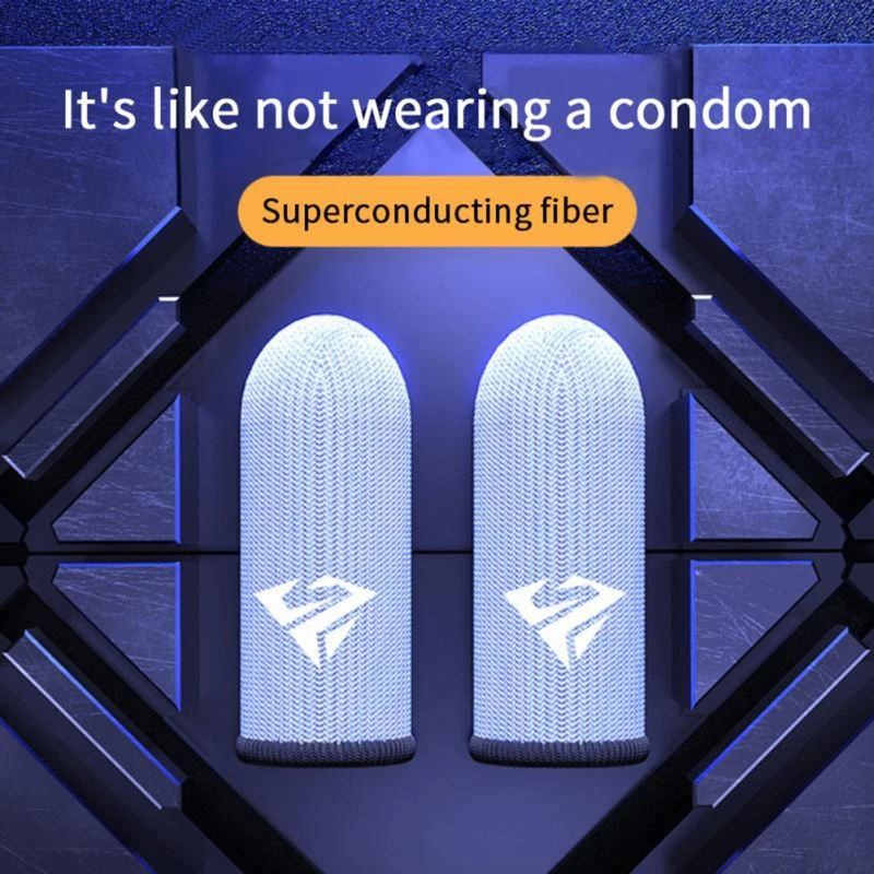 Cunas antisudor para dedo del pulgar, funda para dedo con pantalla táctil, transpirable para