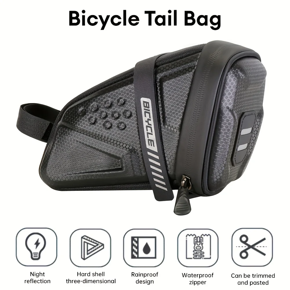 Bike Tail package saddle package mountain bike EVA hard shell road bike back package riding equipment accessories - view 5
