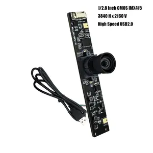 Bilashmart 4K 8MP HD 1/2.8 Inch IMX415 USB Camera Module with Digital Mic FF 90/120/135° Product Vision Machine Vision
