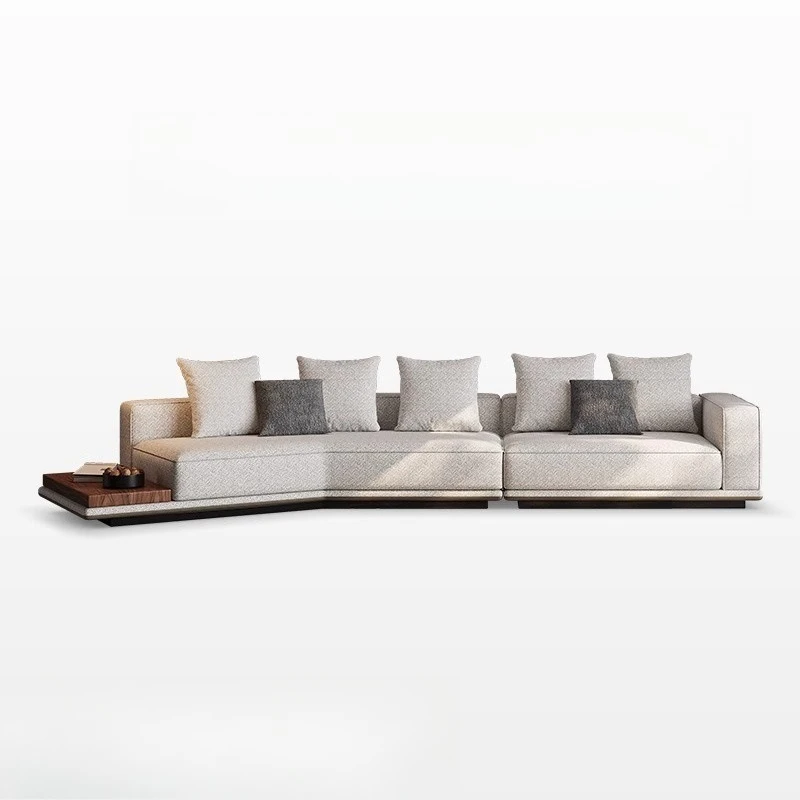 Horizon cotton and linen sofa special-shaped fabric living room villa big family