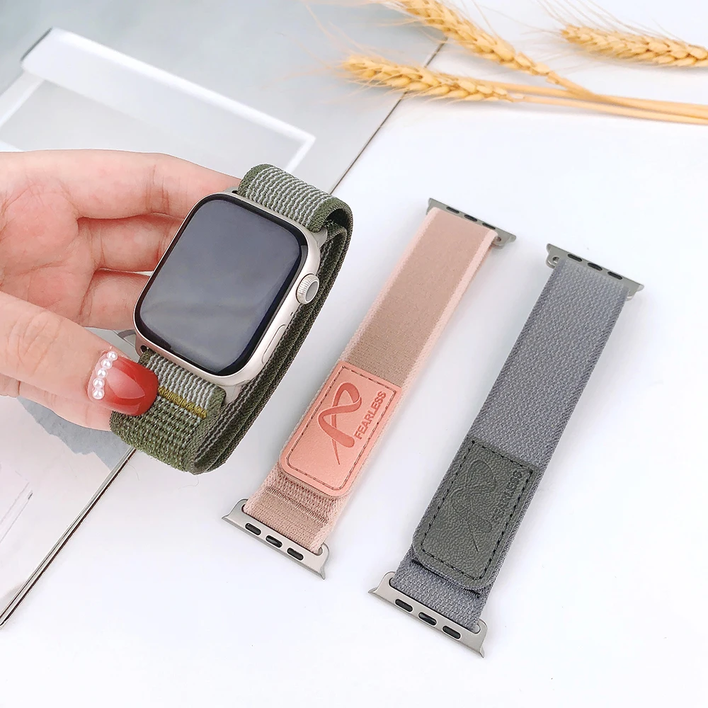Correa para Apple Watch, pulsera Ultra Trail Loop de 49mm, 44mm, 40mm, 45mm, 41mm, 38mm, 42mm para Iwatch Series 9, 7, Se, 6, 8, 5, 3