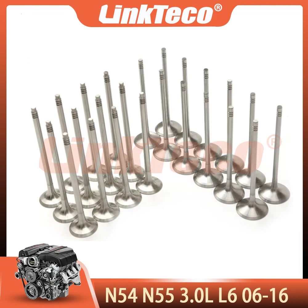 

Engine Parts Intake & Exhaust Valves Fit 3.0L L6 N54 N55 For 06-16 BMW 135i 335i 535i 740i X6 Z4 E90 E92 E88 E60 E71