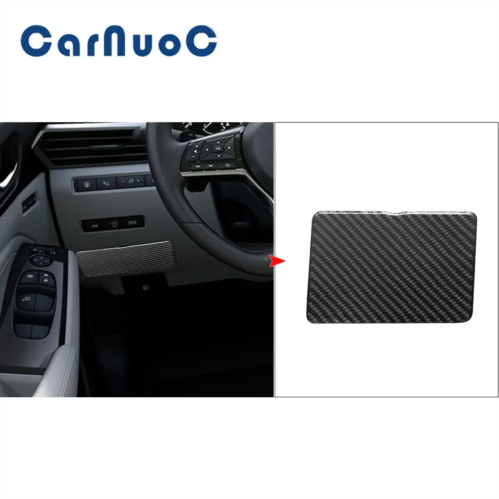 

For Nissan Altima 2019 2020 2021 2022 2023 Carbon Fiber Stickers Car Fuse Box Cover Trim Auto Interior Mouldings Accessories