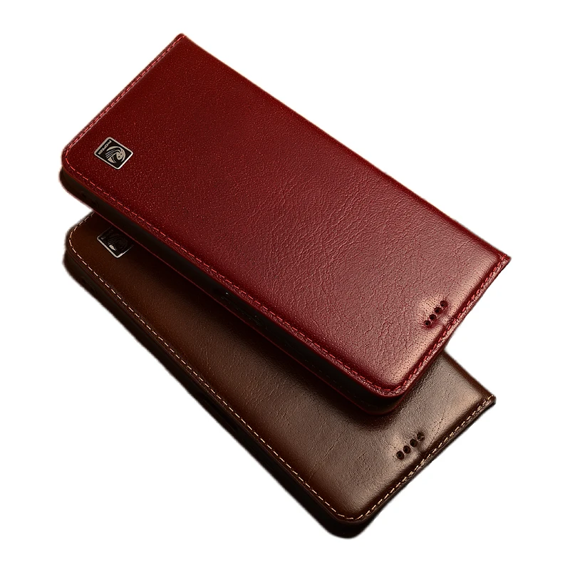 Genuine Leather Flip Case For Vivo Y500 Pro Phone Cover Card Cases ShuiRui Series Handmade