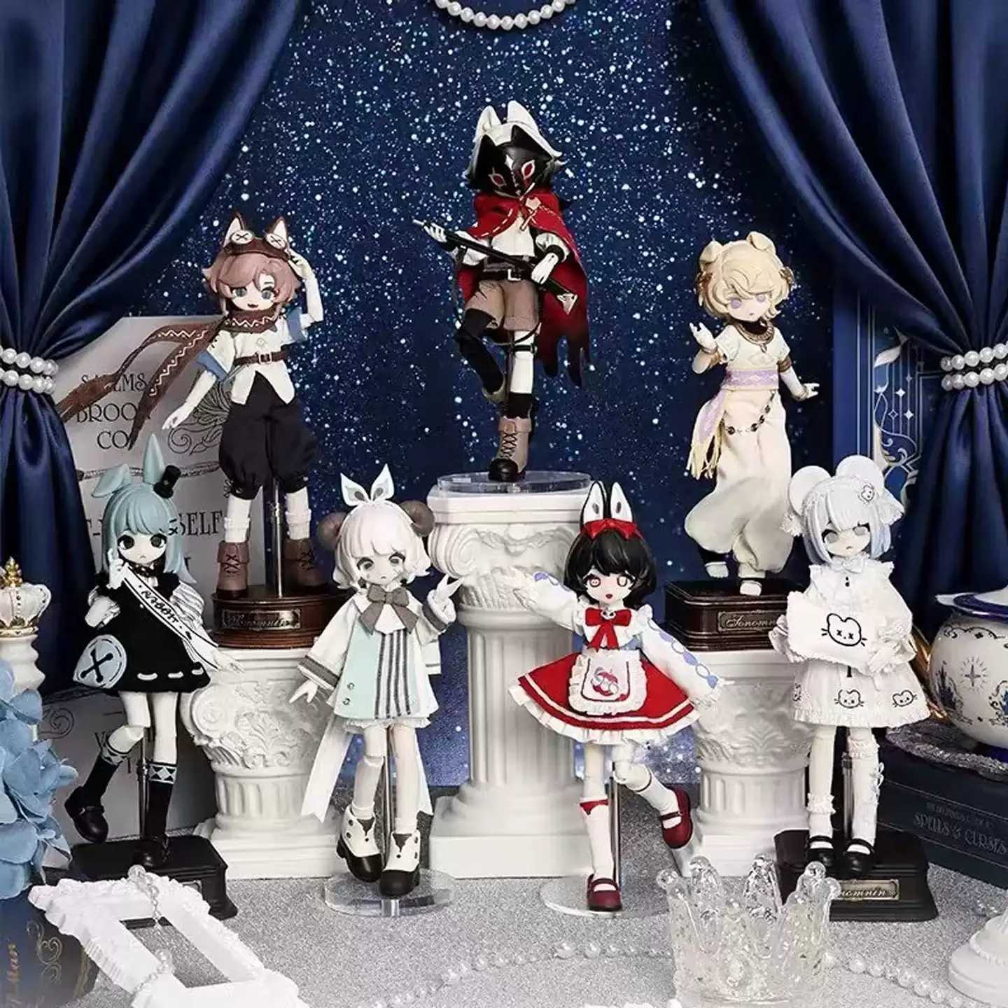 Midnight Lullaby Series 1/12 BJD Mystery Blind Box Articulated Action Figure Trendy Toy Desktop Decoration Collectible Ornament