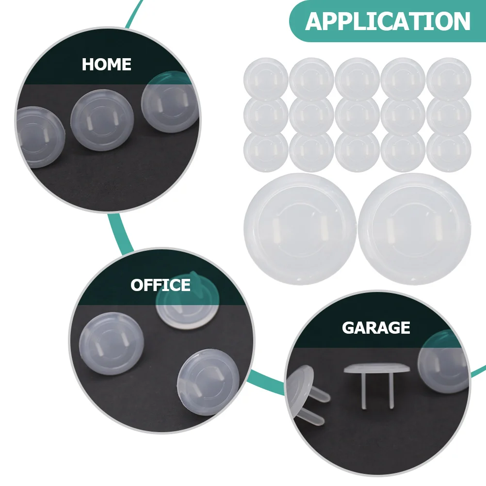 30 قطعة من أغطية المخرج الكهربائي المقاوم للأطفال، واقيات المقبس البلاستيكية، أغطية توصيل سلامة الطفل، واقي مقبس المنزل