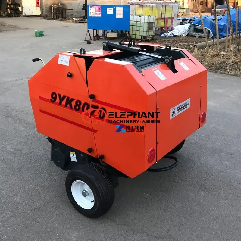 Hot Sale Best Quality Tractor Mounted Hay Baler Round Square Type for Grass Straw Agricultural Farm Forage Baling Operations