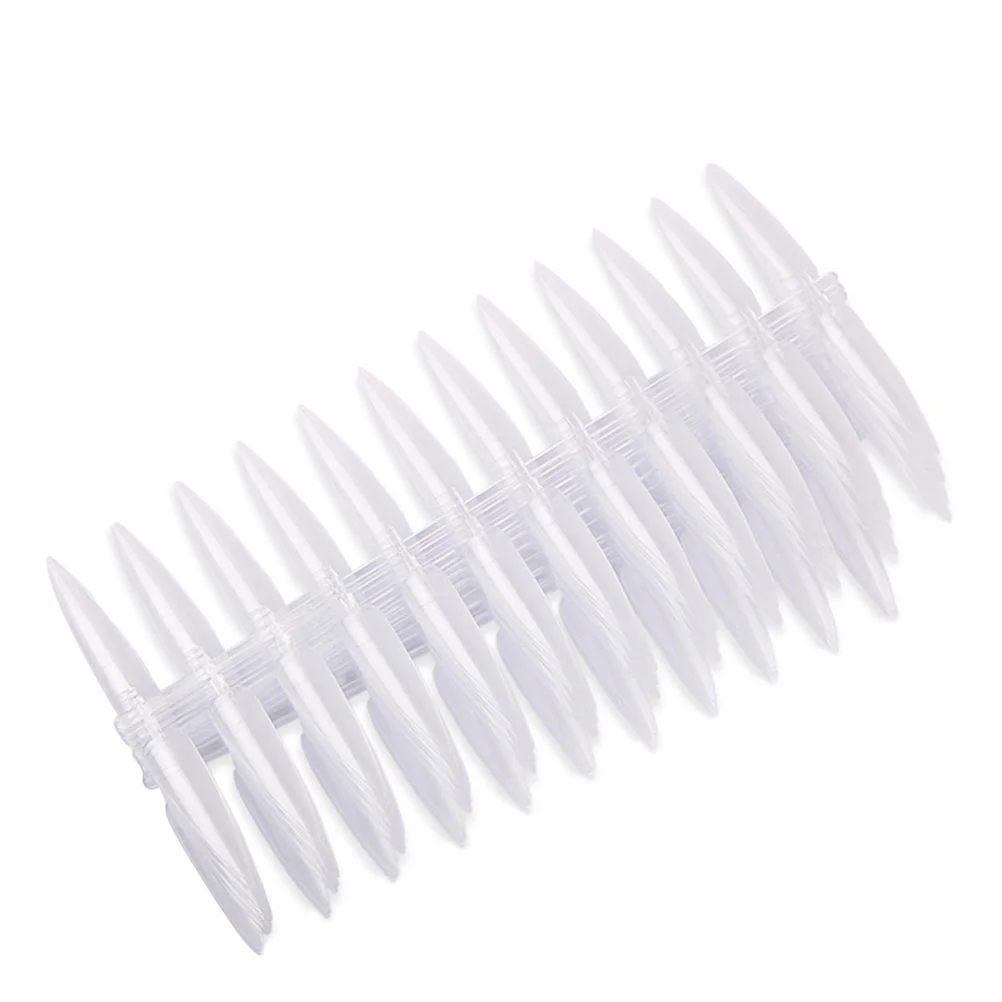 1 مجموعة 20 لوحة مسمار الفن رف شاشة البلاستيك الشفاف مسمار نصائح تظهر لوحة لمطابقة الألوان الدقيقة 24 شرائح لكل لوحة