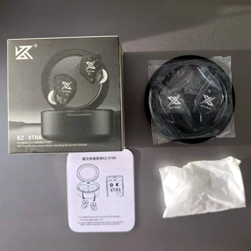 سماعات KZ Xtra بلوتوث 5.4 TWS للحد من الضوضاء النشط مع سماعات أذن Qualcomm QCC3091 رقاقة Hifi جودة الصوت