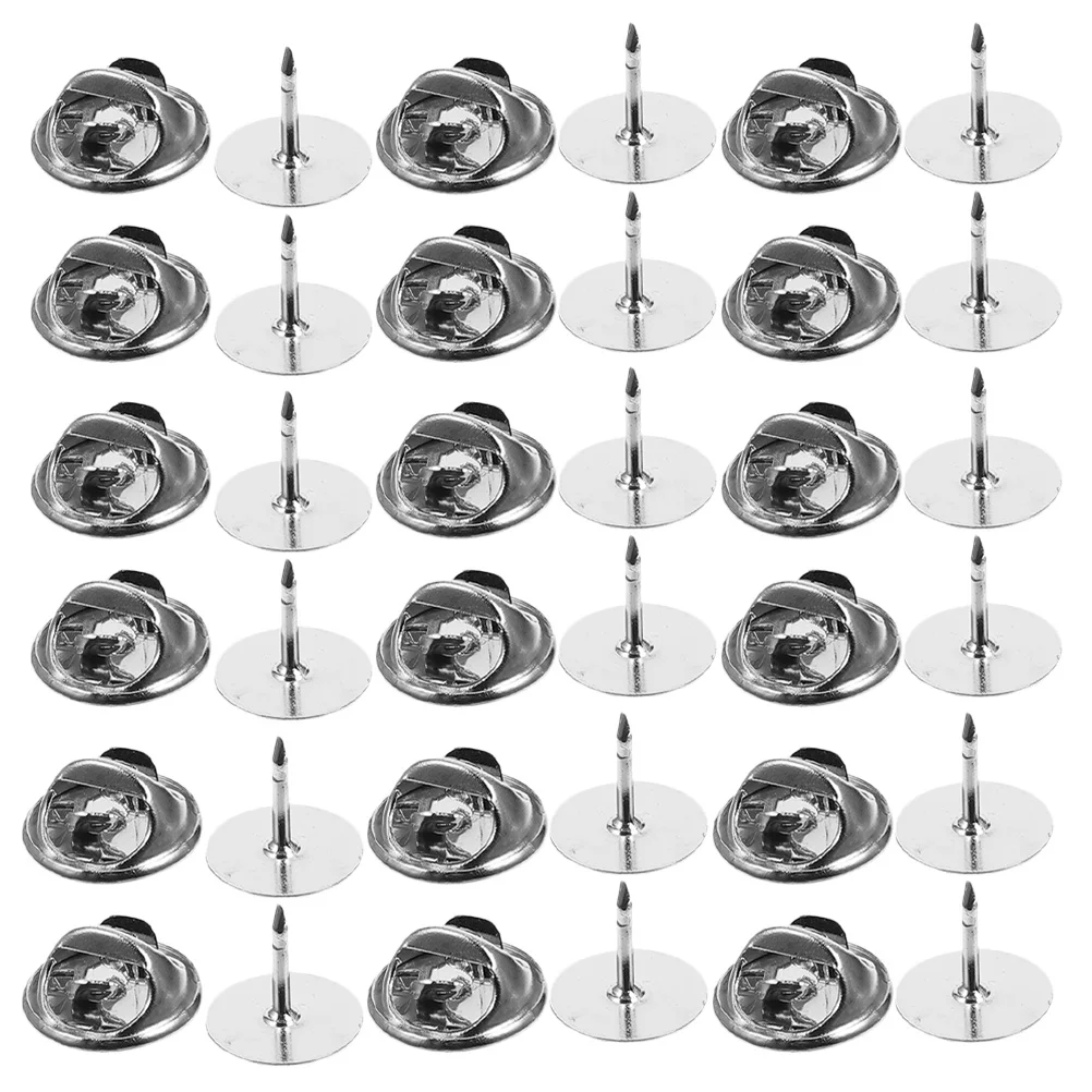 

50Sets Butterfly Pin Clutch Back Locking Pin Backs Easy Use for Lapel Pins Tie Tacks Enamel Pins DIY Crafts Jewelry Making