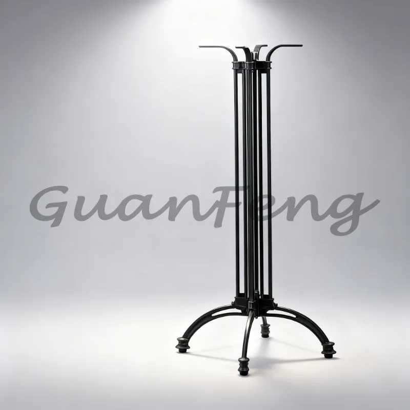 Aluminum Metal Outdoor Furniture Legs Heavy‑Duty Dining Table Base Patio Table Support Frame