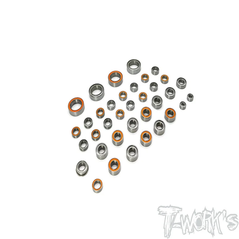 

Original T works BBS-TC01 Precision Ball Bearing Set ( For Tamiya Formula E Gen2 Car TC-01) 36pcs.Professional Rc part