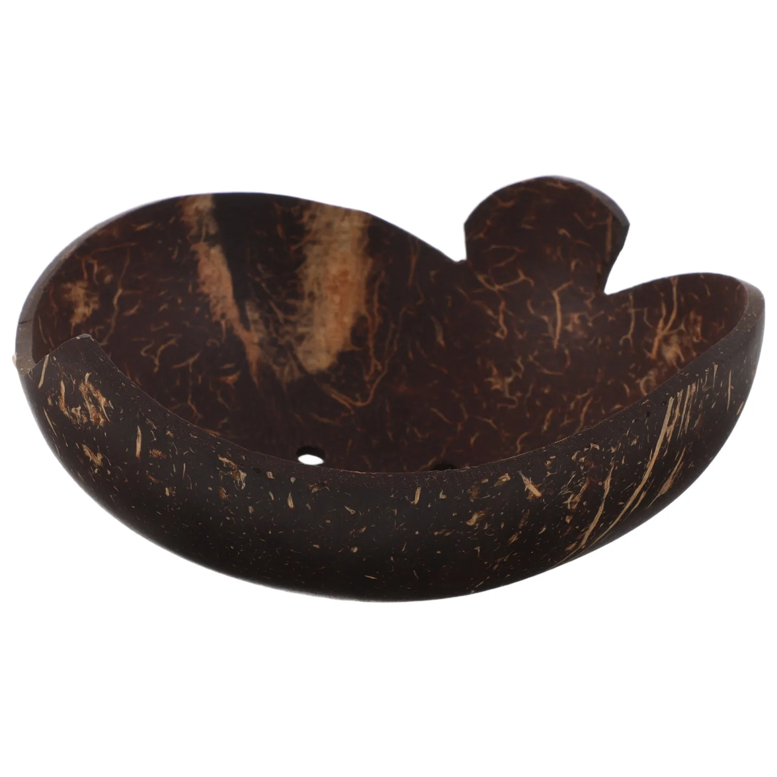 وعاء قشرة جوز الهند صينية تقديم الفاكهة الطبيعية للحلوى والوجبات الخفيفة تخزين المجوهرات مكتب منزلي ديكور المطبخ بار