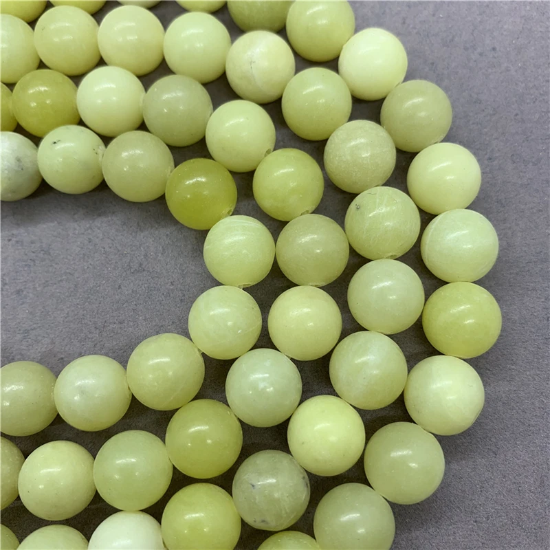 Wholesale Spacer Beads for Bracelet Making Nature Colored Jade beads Round Bead Jewelry Handmade 6/8/10mm