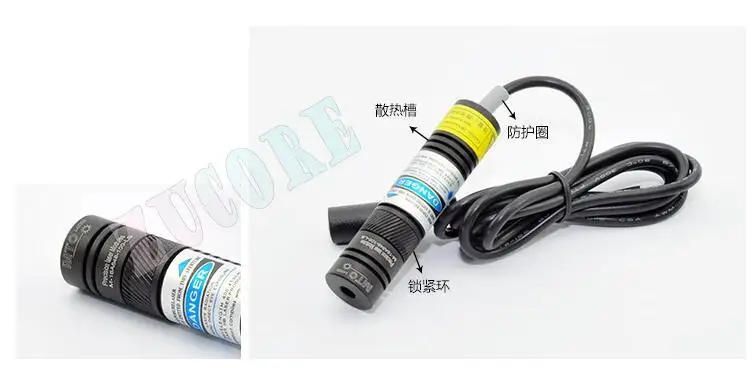 1 шт. 405 нм 20-300 мВт синий фиолетовый мини-лазерный модуль головка стеклянная линза фокусируемый промышленный класс