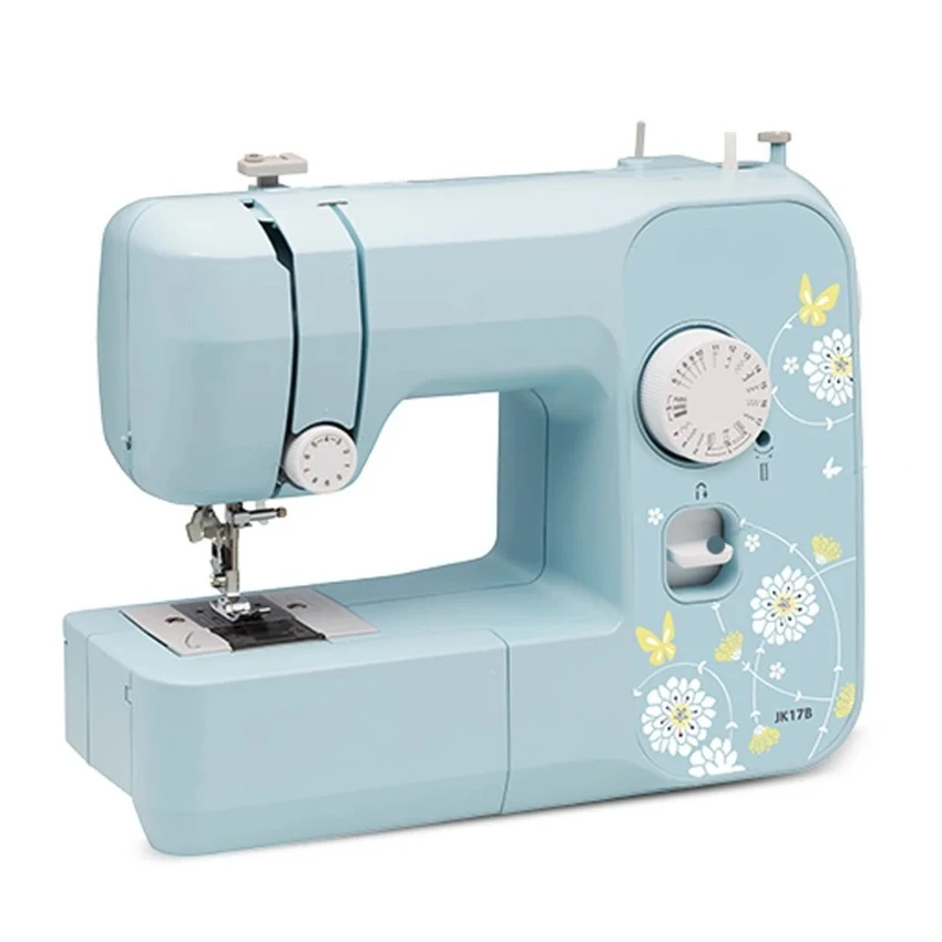 JK17B Mini Portable Handheld Manual Sewing Machine Emergency Clothes Fabric Repair Sewing Tool