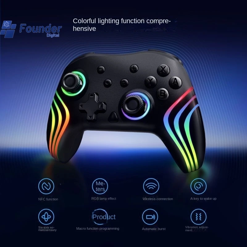 

3C Founder Compatible Game Controller NFC The Third Mock Examination Controller Cool Water Lamp Switch Controller Hot Sale 2024