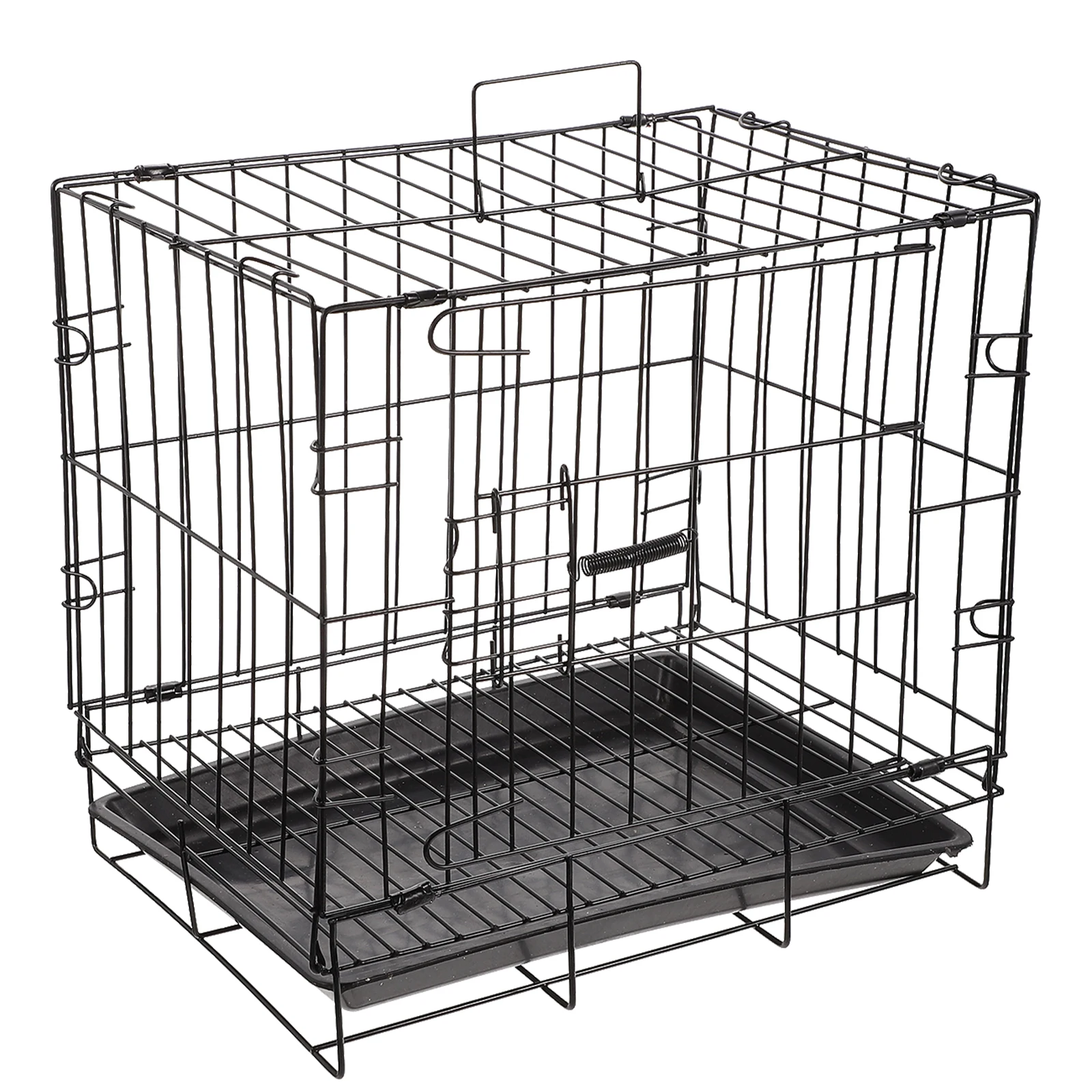 

1 set Pet Cage Dog Kennel Mini Indoor Cat Enclosure Medium Cages Furniture Small Animal Iron Wire Crate Safe Durable
