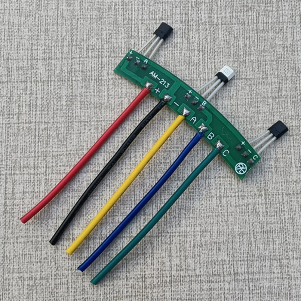 1pc Hall PCB Hot Sale  Electric Scooter Hall Sensor 3147 41F 213 PCB Board Cable Green 60 Degrees For Two Wheel Motor Parts