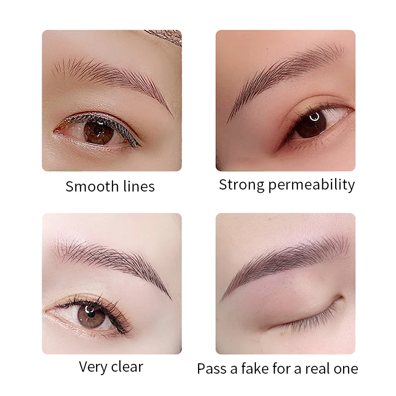 بورالا-أصباغ ماكياج طويلة الأمد ، أحبار ميكروبلادينج ، 3 عينات الحجم ، 6 ألوان ، شفاه ، حواجب ، وشم