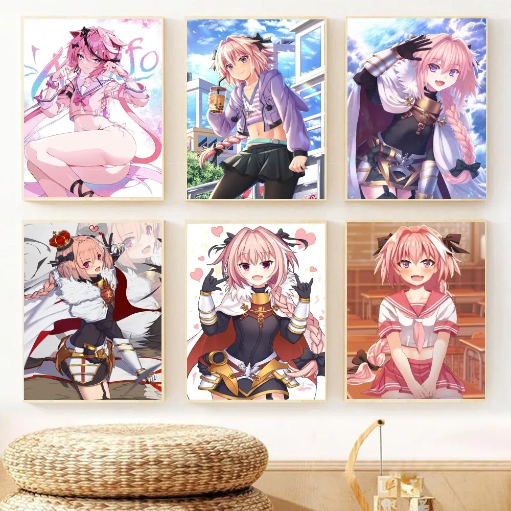 Fate Apocrypha Astolfo Poster Paper Print Home Living Room Bedroom Entrance Bar Cafe Art Painting Decoration