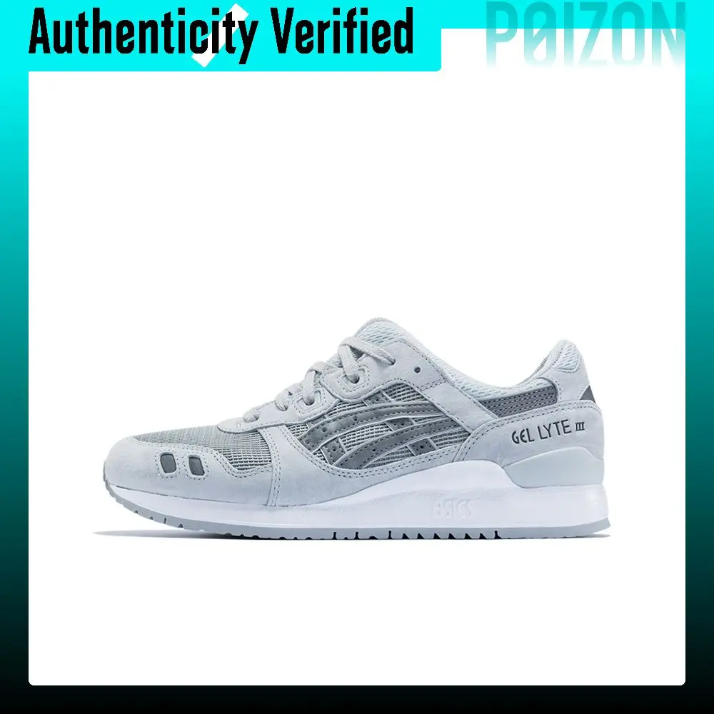 ASICS Gel-Lyte 3 Running Shoes Unisex Low-top Light Gray/White HL7Y0-9696