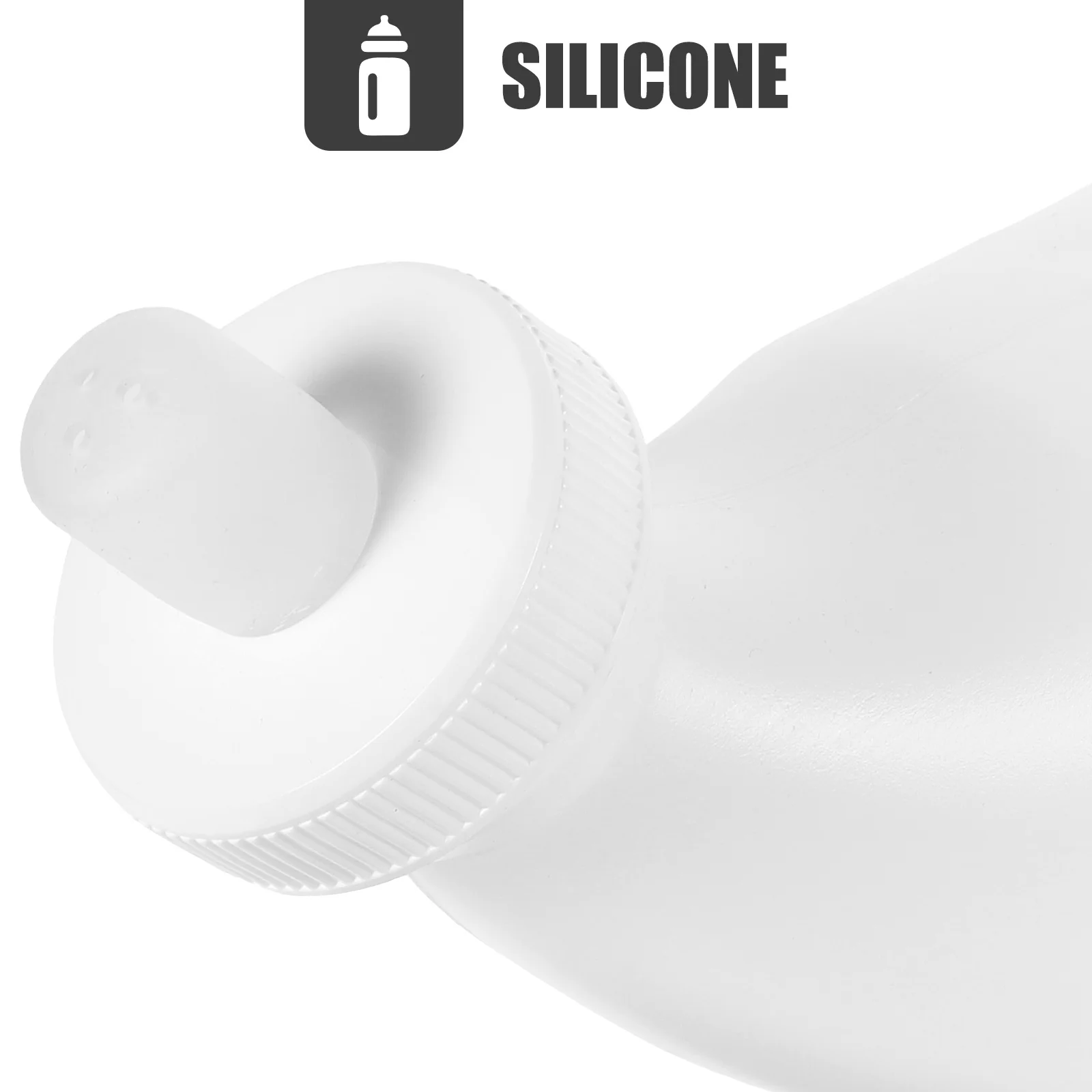 

1Set Calf Bottle with Handle and Silicone Nipple for Lambs Cows Goats 2L Efficient Livestock Feeding Tool Antibite Design