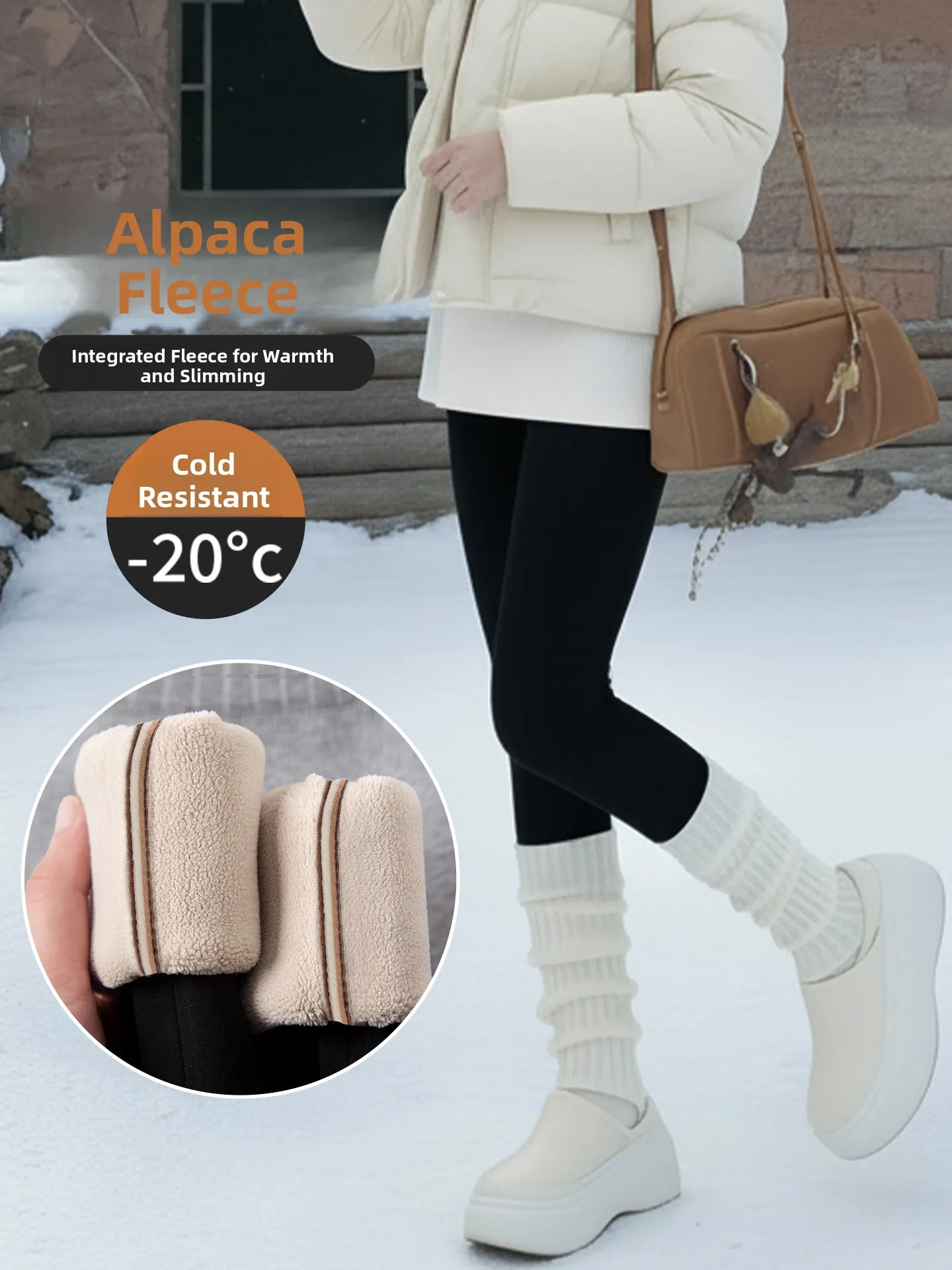 

High-Waisted Thiened Fce Yoga Pants Women's Outerwear Winter Warm Tightening Abdomen ark Pants Casual Long Pants