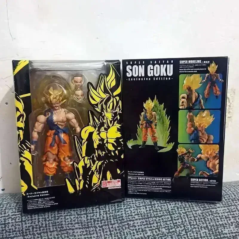 

В наличии: Фигурка Гоку (Son Goku) SHF S.H.Figuarts, с эффектом повреждений, Супер Сайян, коллекционная аниме-фигурка, игрушка, подарок на Рождество