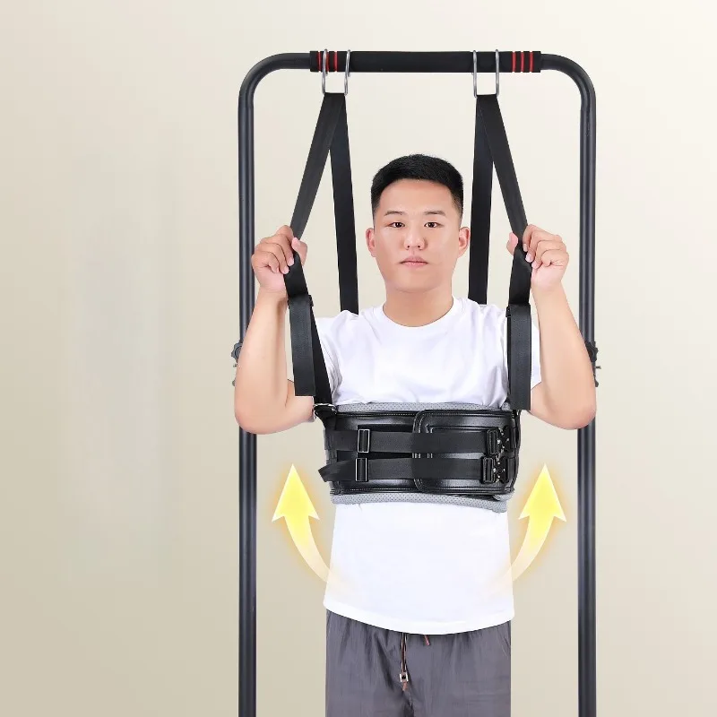 

Lumbar Traction Belt Horizontal Bar Spine Stretching Home Use Lumbar Disc Protrusion Suspension Belt Spinal Traction Assist Belt
