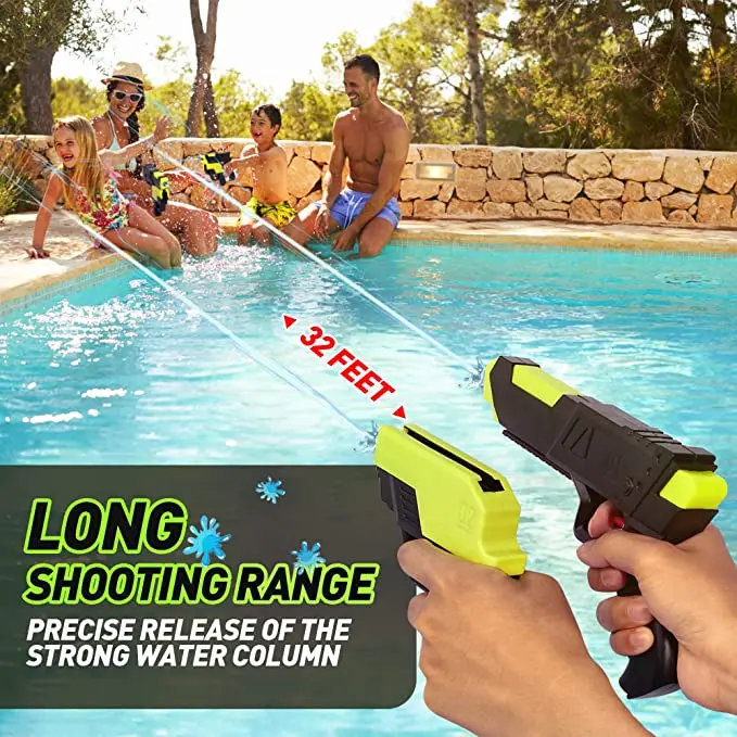 2 in 1 Shooting Water Gun for Summer Children Split Double Battle Water Gun Toys for Boys Girls Playing Water Game on the Beach