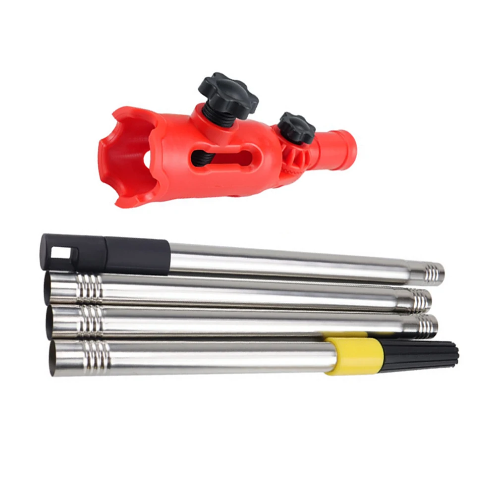 

High Reach Brush Multi-Angle Painting Rod Home Improvement 1.2m 2 In 1 Brush Holder Extension Rod Easy Tool Change