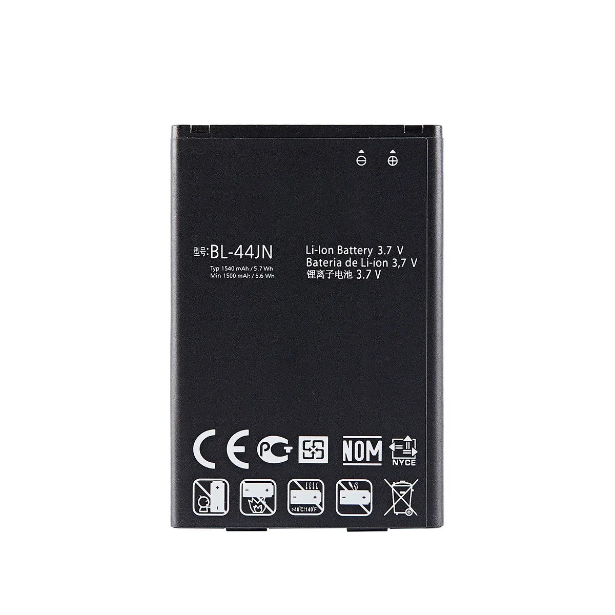 Original BL-44JN 1540mAh Battery For LG Optimus Zone E400 Optimus L3 E400 L5 E612 P970 E510 P690 E730 C660 E610 MS840 P698 P693