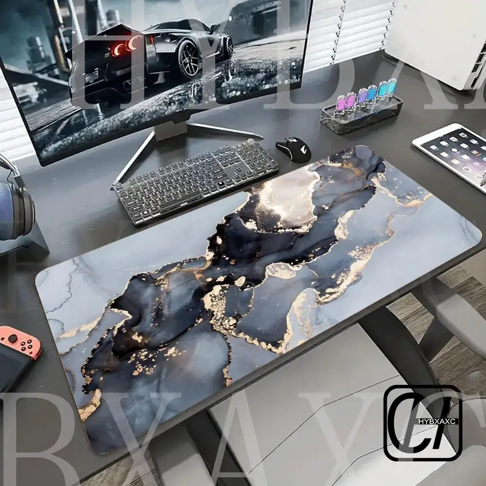 

HYBXAXC Computer New XXL MousePads Keyboard Pads Mouse Mat Fashion Marble Gamer Soft Office Carpet Table Mats Desktop Mouse Pad