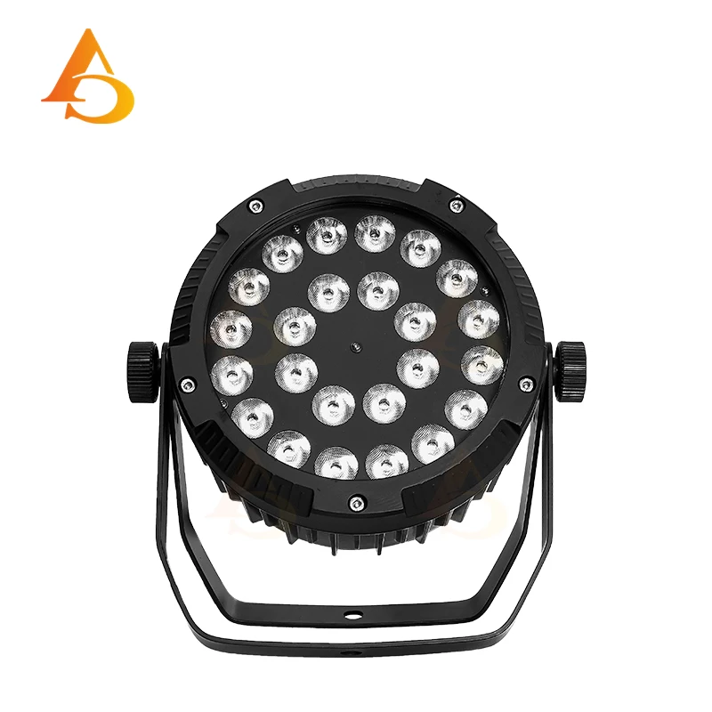 IP65 Outdoor Waterproof 24x12W RGBW 4-in-1/6-in-1 LED Par Light for Disco DJ Dance Hall Stage Performance Spotlight