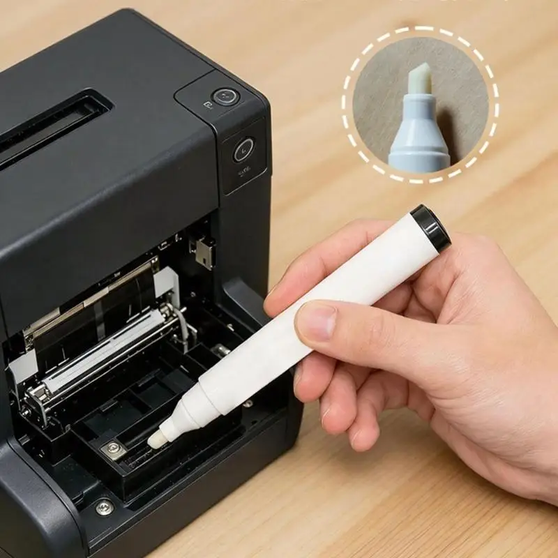 Pack of Printer Cleaning Pen Set for Thermal Head, Receipts and Labels Use