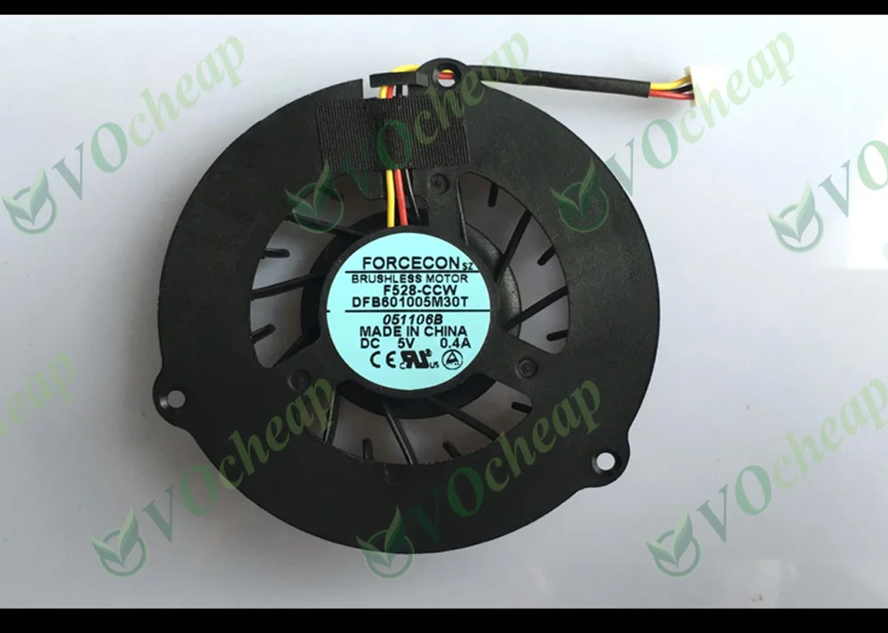 New Notebook Laptop Cooling Fan Cooler for Packard Bell EasyNote W3117 W3420 W3450 FORCECON - DFB601005M30T F528-CCW