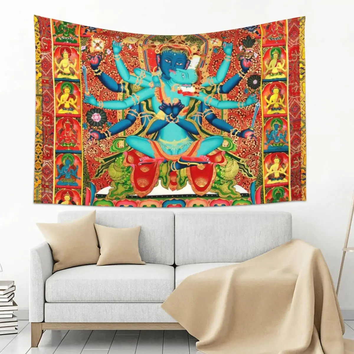 

Mandala 101 Chakrasmavra Tantra Thangka Tapestry