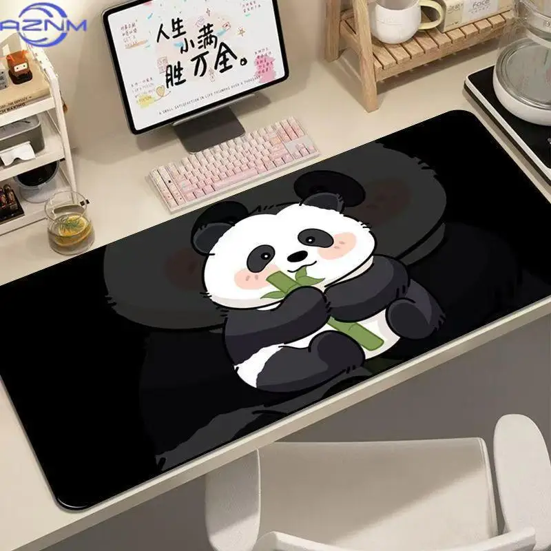 Cartoon illustration mouse pad oversized cute girl dormitory computer table pad large keyboard pad