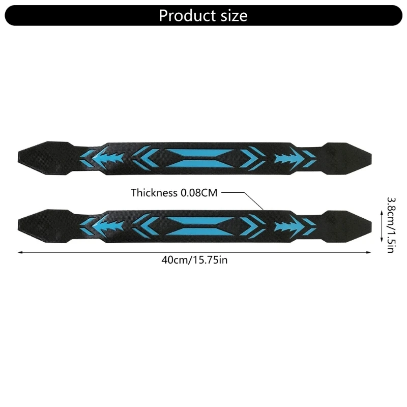 2PCS Racquet Head Guard Beaches Tennis Hects Paddle Head Protections Tape Sticker Tennis Head Protector