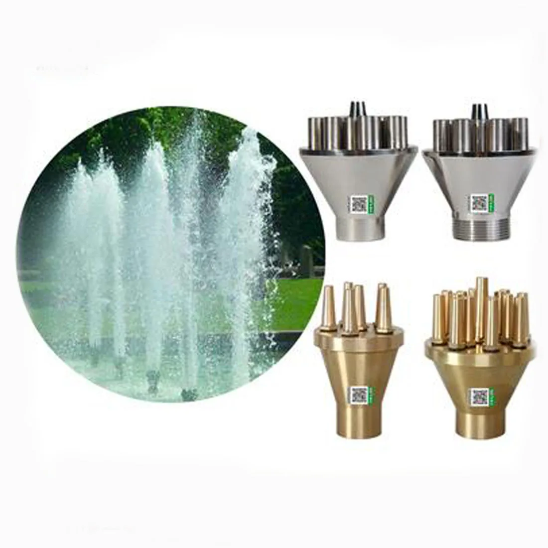 

Collecting straight up sprinkler all copper stainless steel direct water landscape fountain courtyard rockery square pool sprink