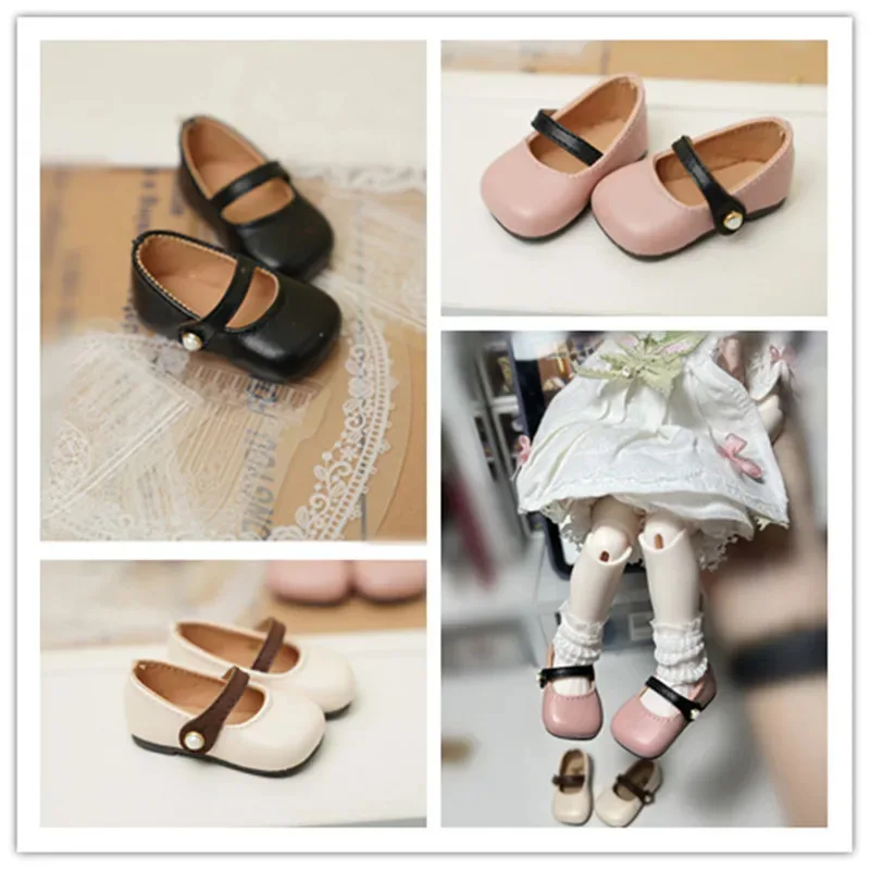 

3Sizes Doll Leather Shoes Big Shoes DianDian Accessories (Fit Yosd,GL, Small Fish,Corgi,1/6BJD,)