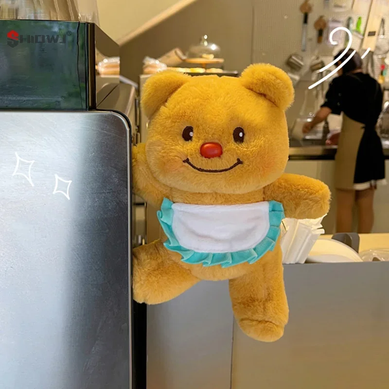 漫画ぬいぐるみ冷蔵庫マグネットステッカーグラバー人形漫画バタークマ冷蔵庫磁気壁装飾アクセサリーギフト