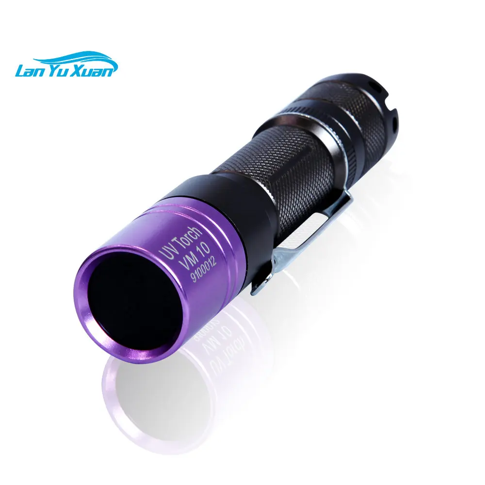 YUSHI 3W 365nm UV led flashlight fluorescent penetrant inspection and magnetic particle inspection