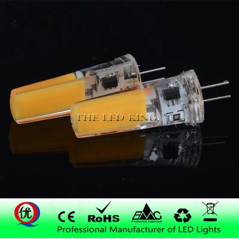 Dimmable LED Mini Corn Bulb G4 G8 G9 E11 E12 E14 COB Ampoule LED Diode Chandelier Spotlight High Lumen No Flicker 3000K 6000K