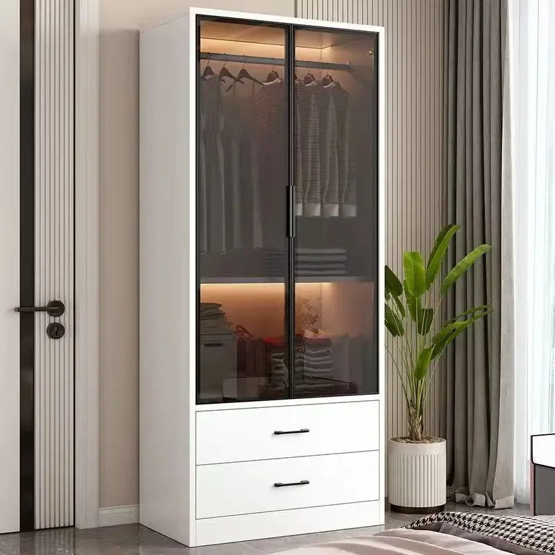 #Drawers Partitions Wardrobe Cupboard Organizer Bedroom Armable Fabric Wardrobe Makeup Minimalist Guarda Roupa Home Furniture