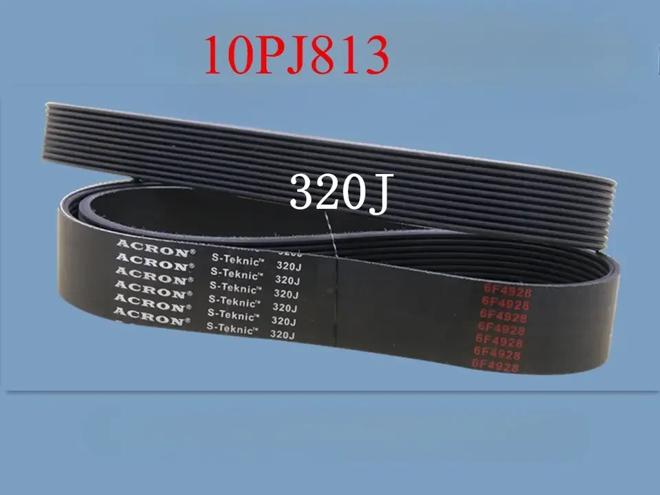 10PJ813 rubber multi-groove belt multi-wedge belt 320J/PJ813 drive conveyor belt 10 peaks