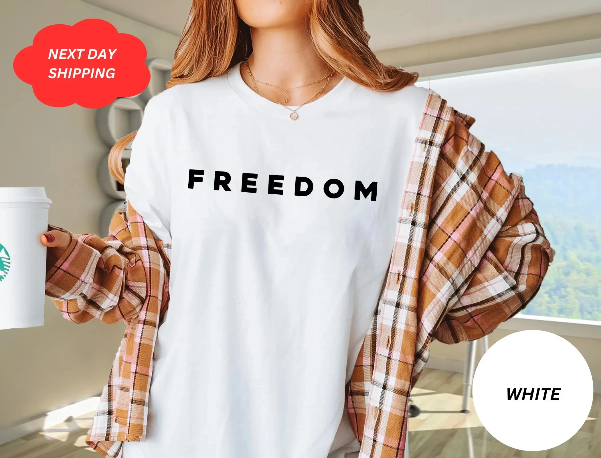 قميص حرية تشارلي كيرك على الموضة الجديدة لعام 2025، قميص تشارلي كيرك، تي شيرت تشارلي كيرك الحرية - Etsy سنغافورة #2